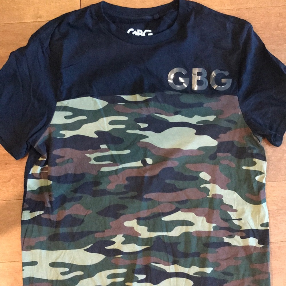Camo GBG Los Angeles shirt large